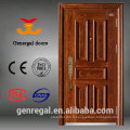 Portes principales en acier ISO9001 Yongkang 0.6mm